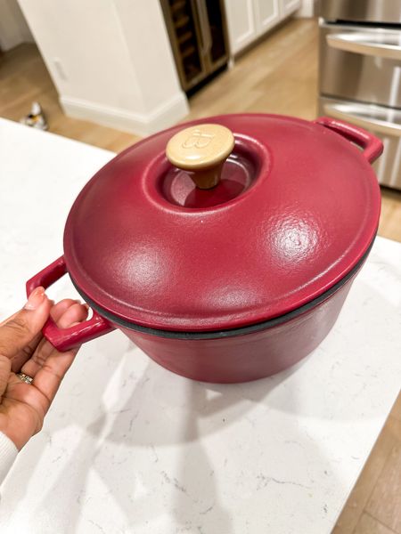 Beautiful Dutch oven for $48 instead of the price of a Le creuset that is over $350

#LTKHoliday #LTKhome