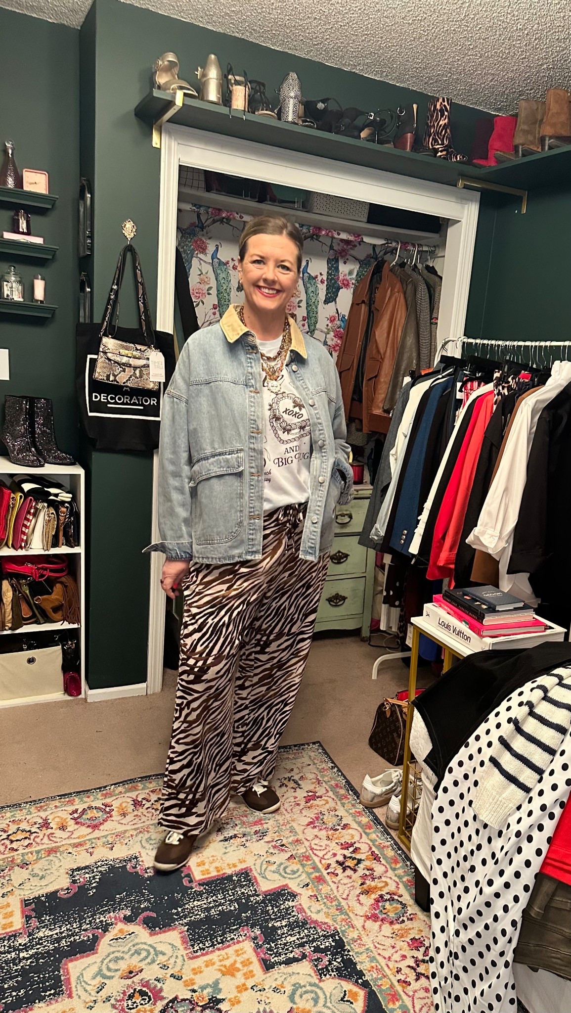 Brown zebra pants

#LTKMidsize #LTKootd #LTKOver40