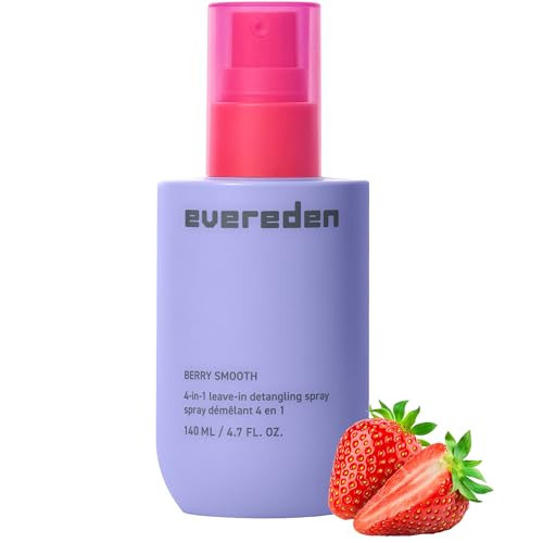 Evereden Detangler Spray for Kids, 4-in-1 Leave-In Conditioner, Paraben-Free Hair Detangler for Girls and Curly Hair, Wet or Dry Use, Vegan, No Sulfates Phthalates or Synthetic Colors, 4 fl oz | Amazon (US)