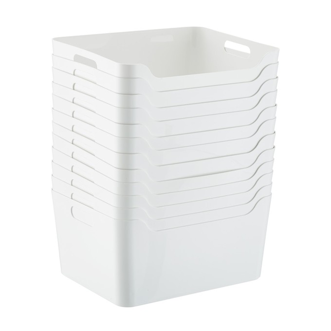 Click for more info about Large Plastic Bins w/ Handles