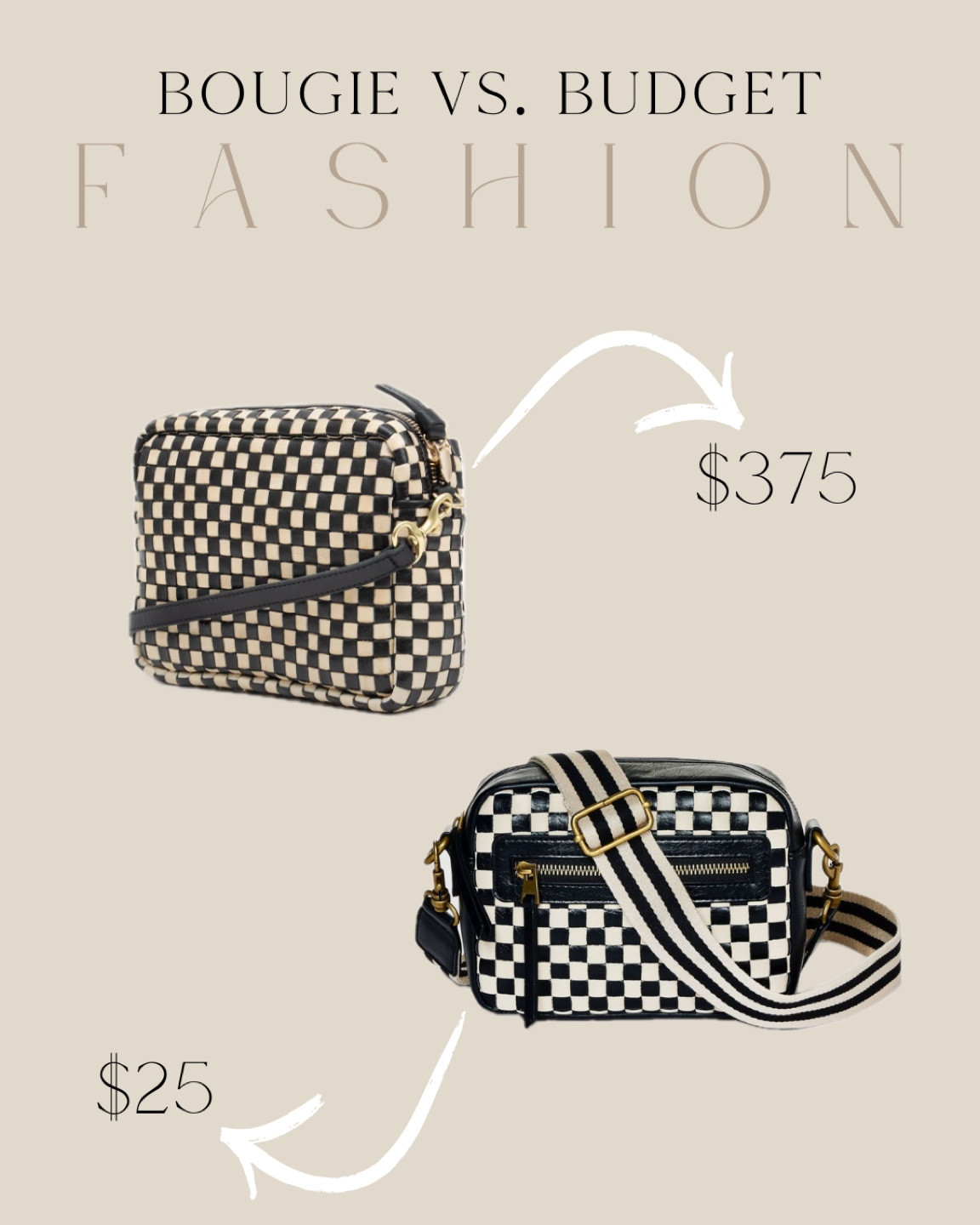 Bougie vs. Budget Finds
#bougievsbudget #designerdupe #dupe #affordablefashion

#LTKSpringSale #LTKfindsunder100 #LTKfindsunder50