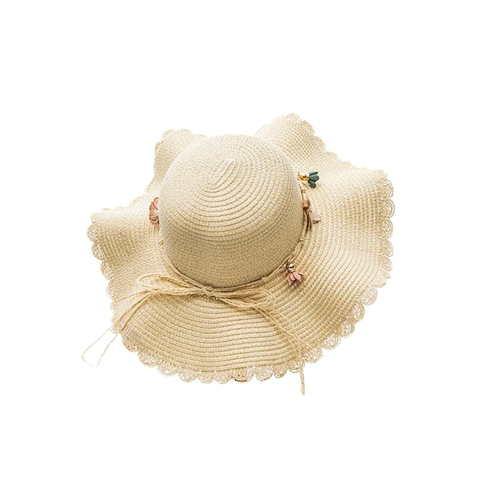 Women Wide Brim Sun Hat Floppy Beach Hat Breathable Straw Hat Foldable Packable Outdoor Summer Ca... | Amazon (US)