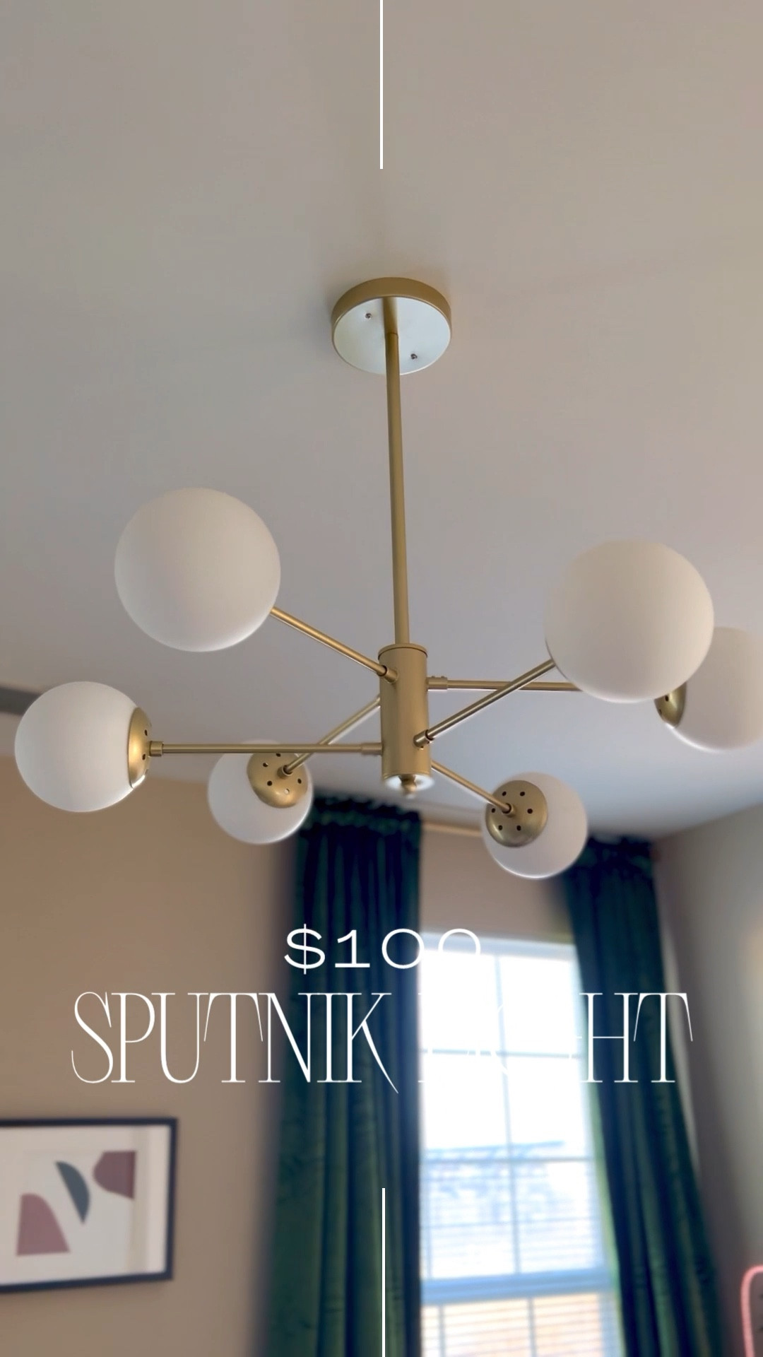 This is the perfect white and gold globe Sputnik chandelier!

Modern, sophisticated, and sleek - it is sure to elevate any space  

#LTKhome #LTKVideo #LTKfindsunder100
