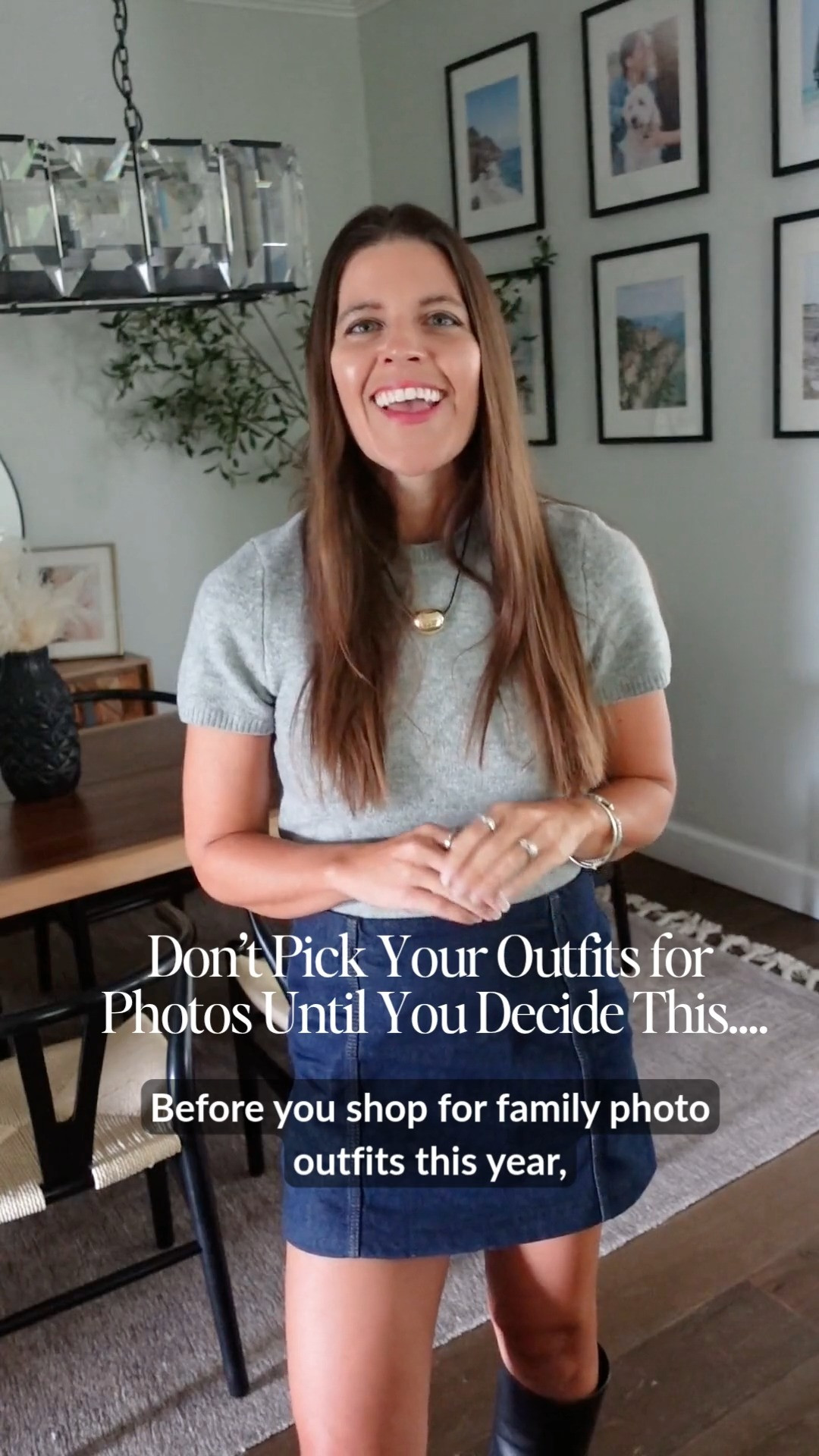 The location is the first color palette. Use that color palette and vibe to pick what colors compliment where you are taking photos. As a pro photographer, there is nothing sadder than a well dressed family in the wrong color for a location. If in doubt, plan for neutrals. If in a green park location, stick with neutrals. If at a desert or beach, bring in contrast with dark browns, burgundy or greens. 

Linking some of my favorite outfits for fall below. comment SHOP to get the full list in your DMs

#fallfashion #affordablefashion #falloutfits #amazonstyle #