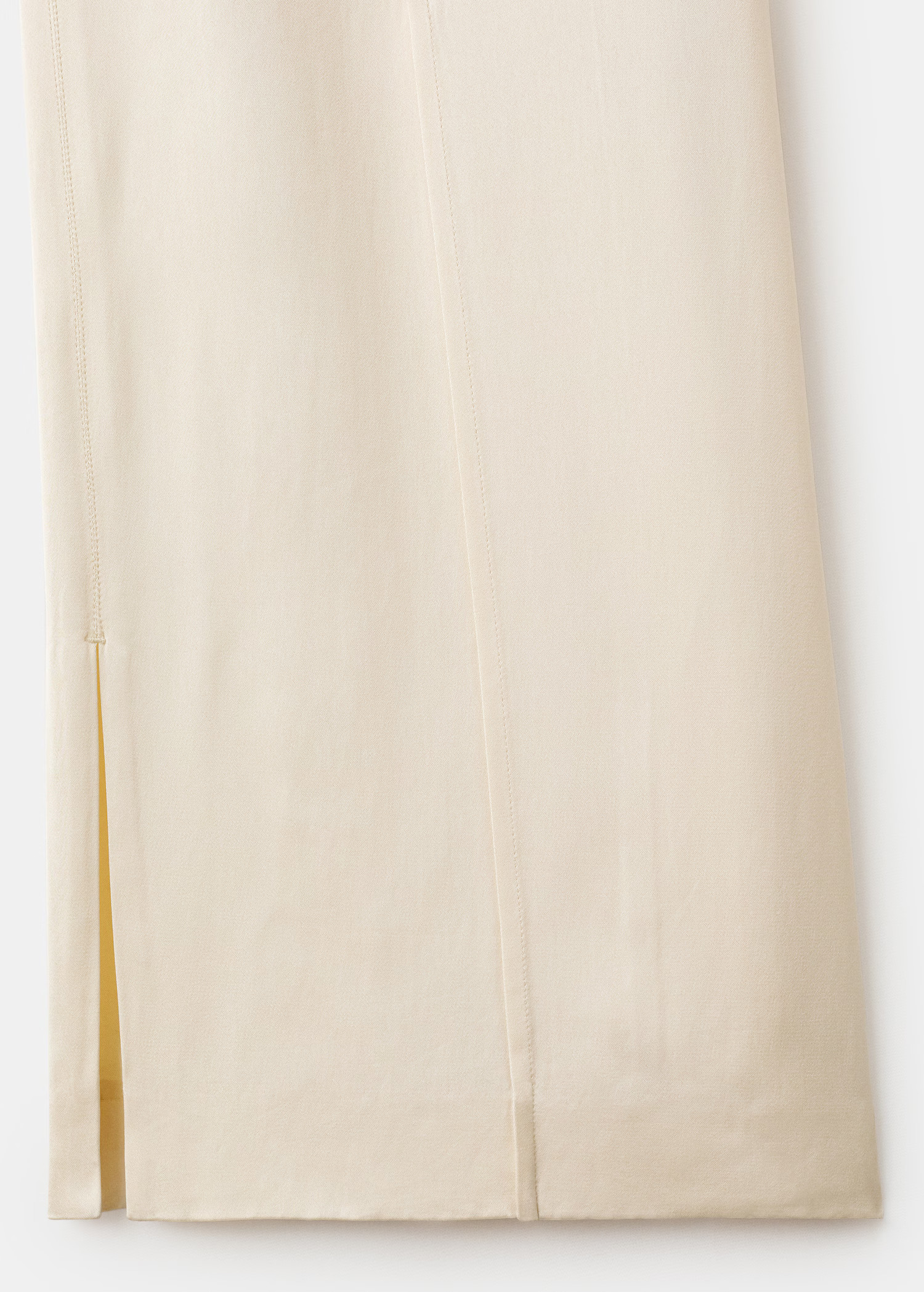 Satin trousers with side openings | MANGO (UK)