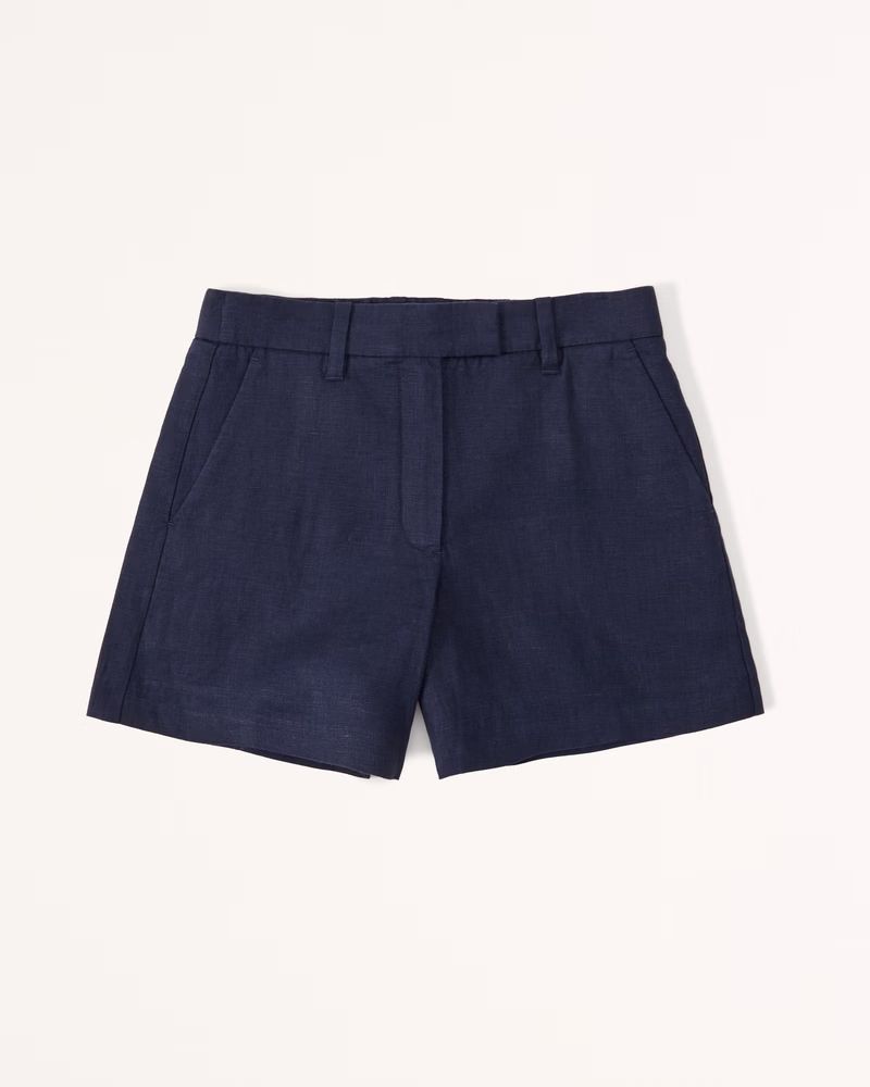 Linen Tailored Short | Abercrombie & Fitch (US)