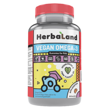 Haga clic para obtener más información sobre Herbaland Gummy for Kids: Vegan Omega 3.