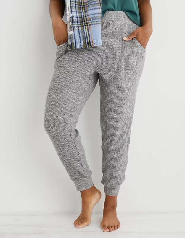 Aerie Waffle Jogger | American Eagle Outfitters (US & CA)