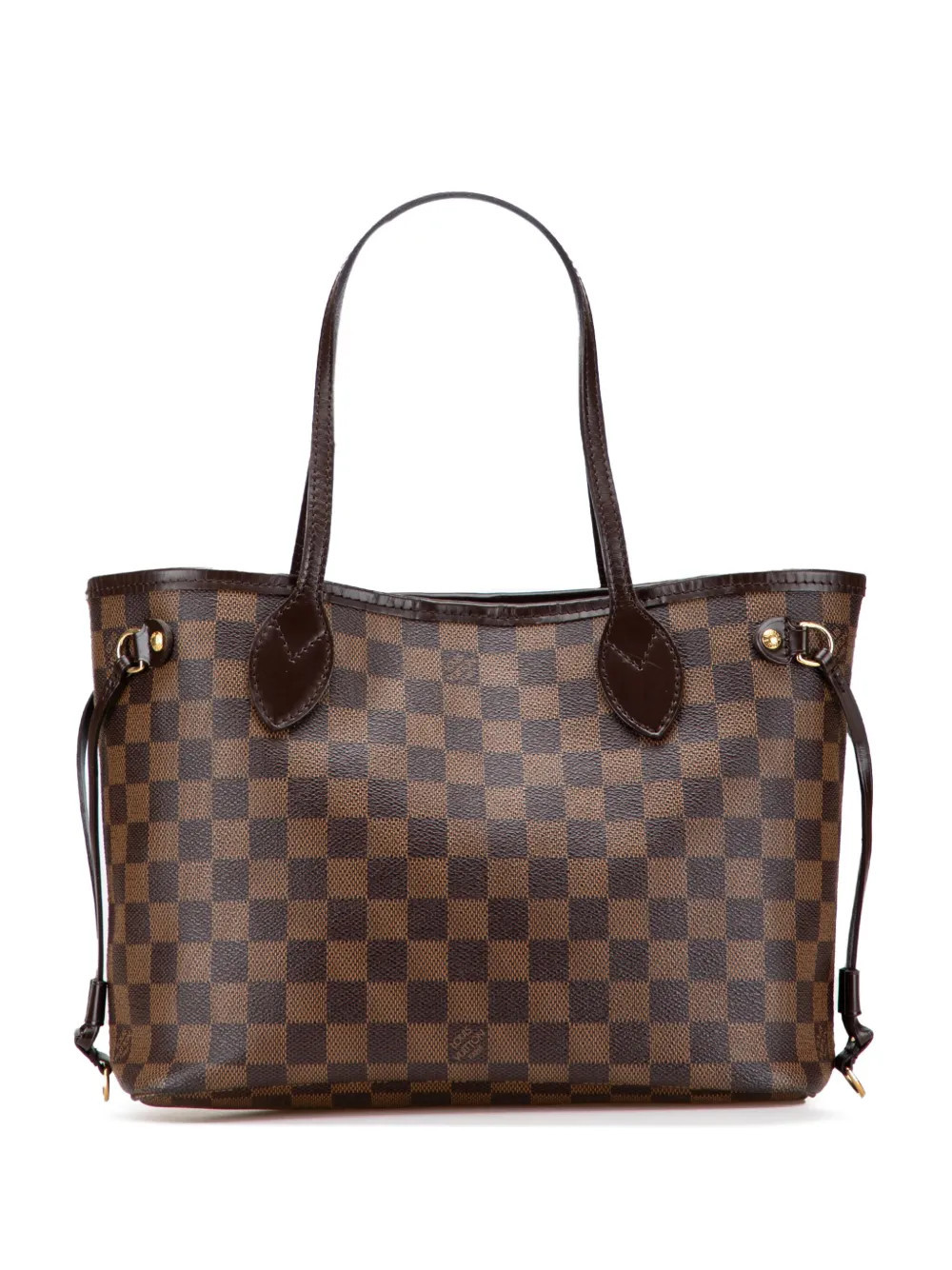 Louis Vuitton Pre-Owned 2008 Damier Ebene Neverfull PM tote bag - Brown | Farfetch Global