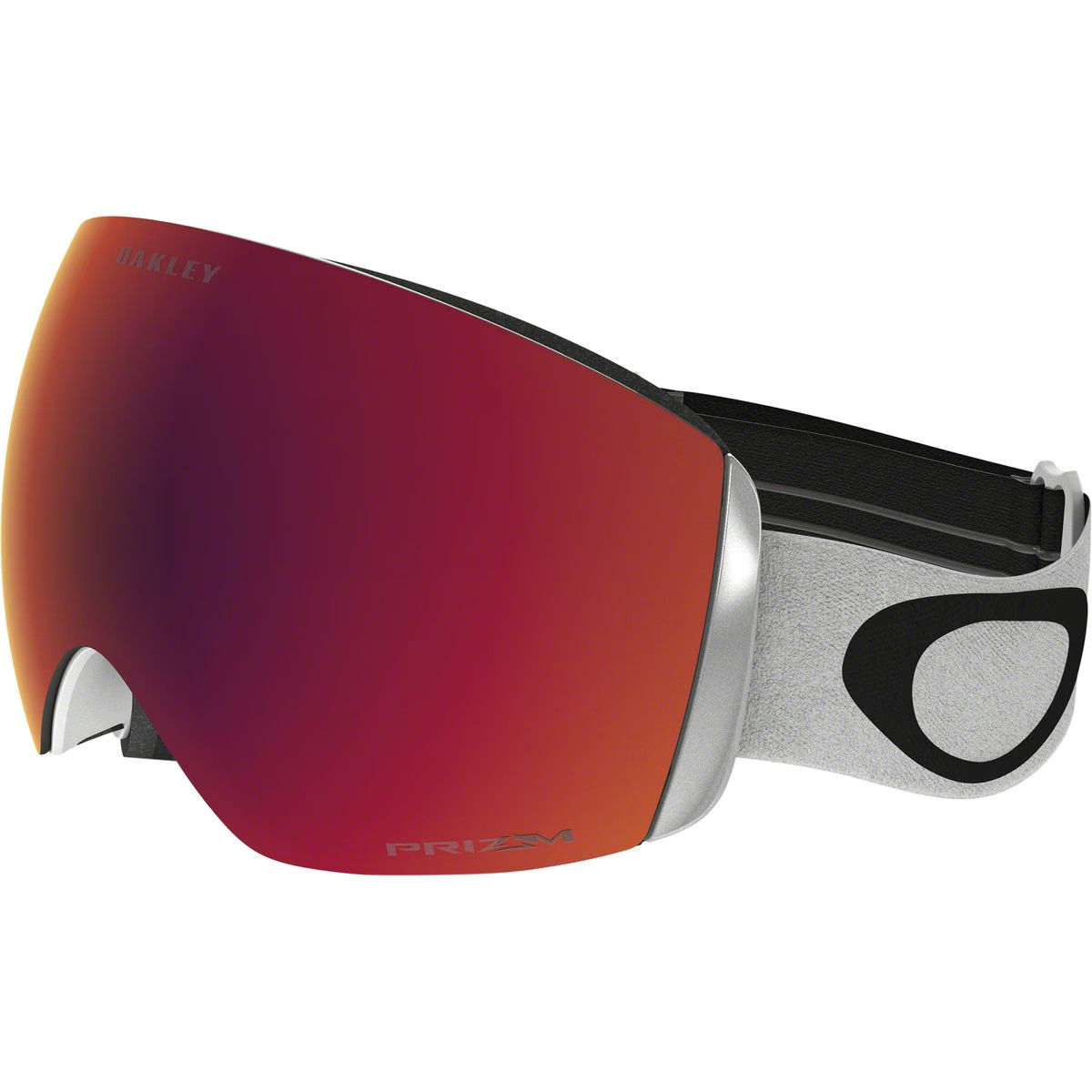 Oakley Flight Deck Prizm Goggles - Men's Matte White/Prizm Torch Irid, One Size | Backcountry.com