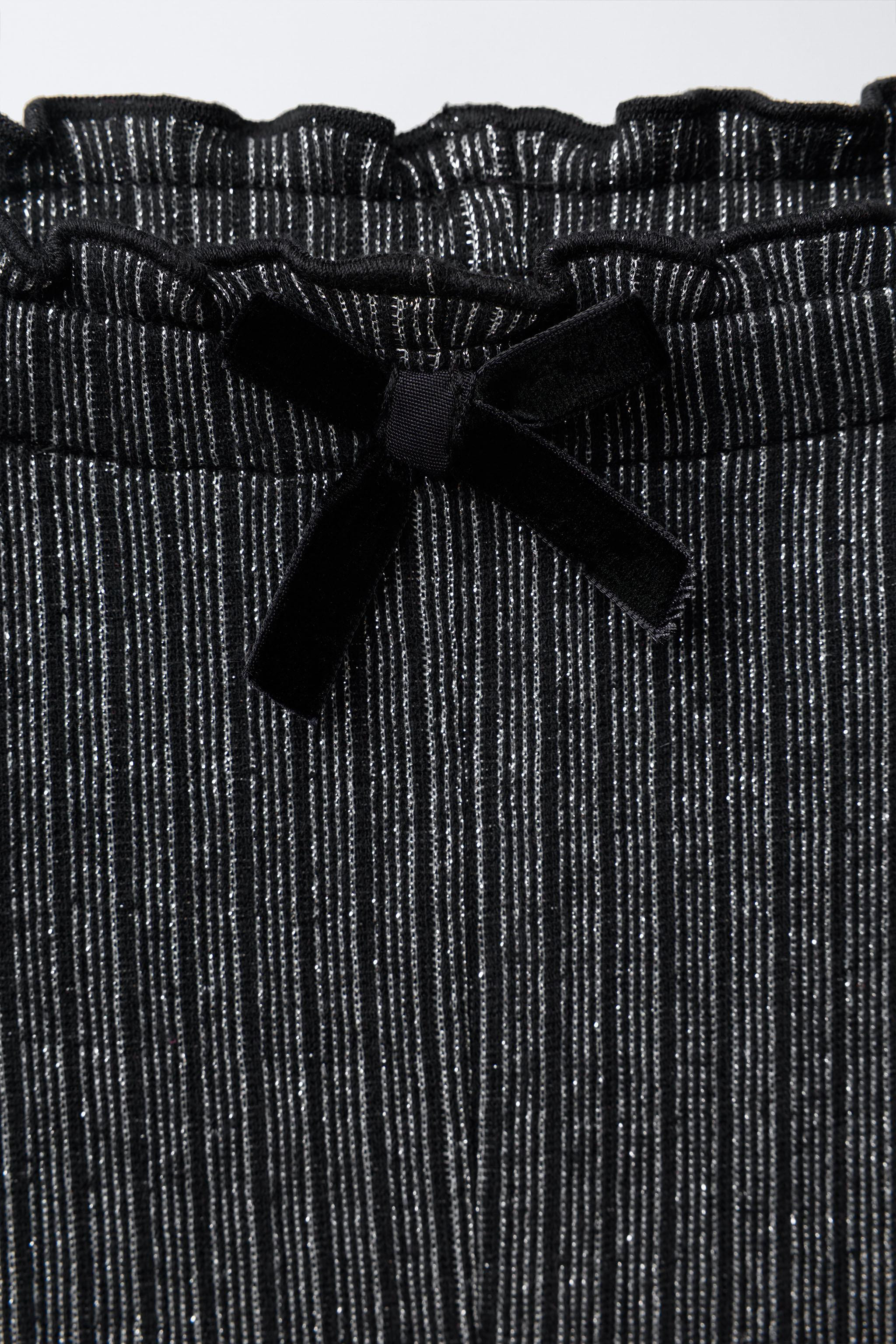 SPARKLY FLARE PANTS | Zara Canada