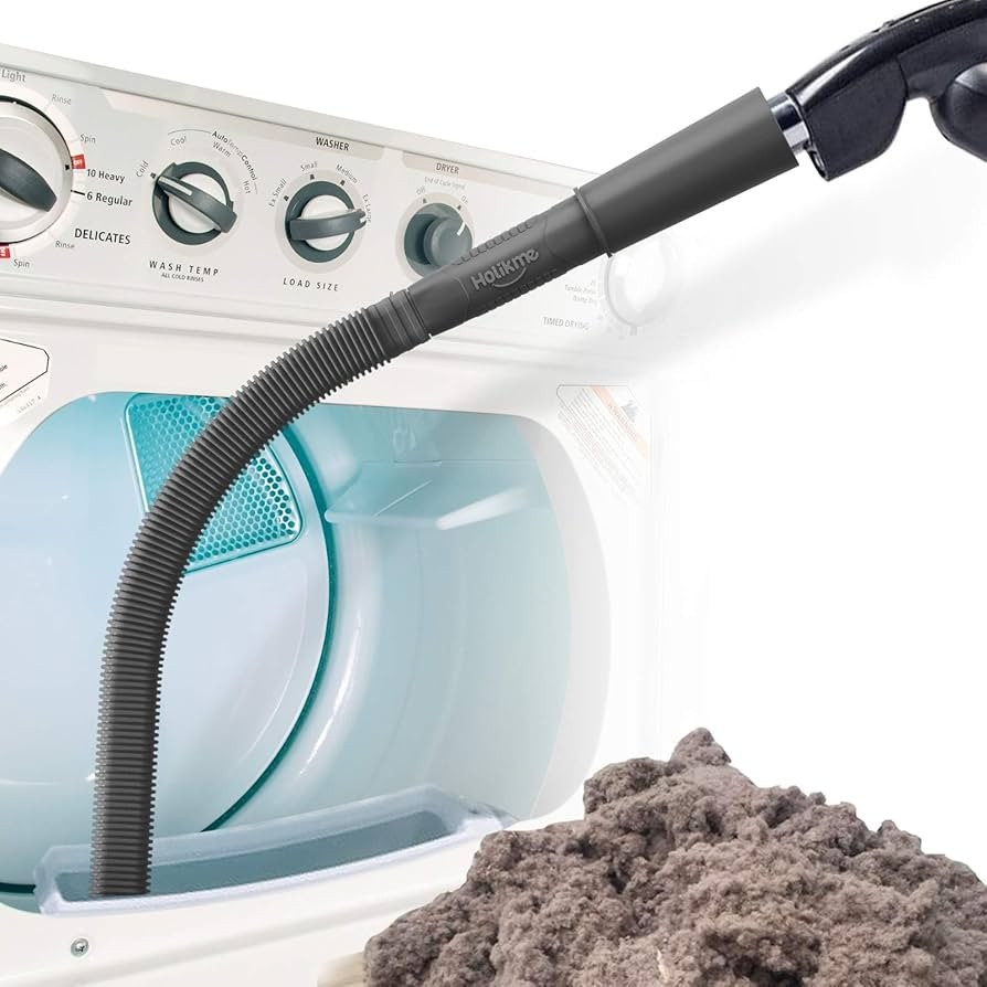 Holikme Dryer Vent Cleaner Kit Vacuum Hose Attachment Brush, Lint Remover, Dryer Vent Vacuum Hose... | Amazon (US)