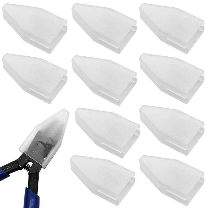 10 Pack Micro Cutter Tip Cover Cap Flush Wire Cutters Point Safety Covers Protector for Side Cutt... | Amazon (US)