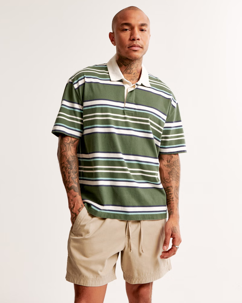 Random Golf Club Rugby Polo | Abercrombie & Fitch (US)