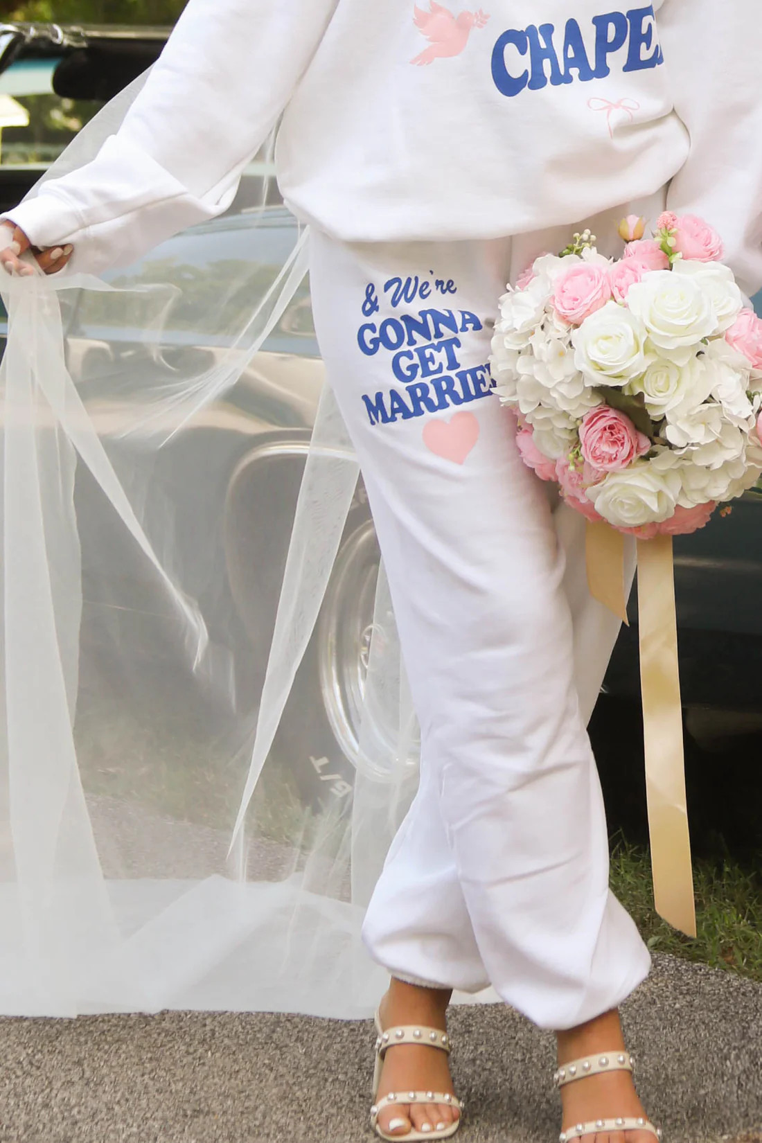 friday + saturday: gonna get married sweatpants | RIFFRAFF