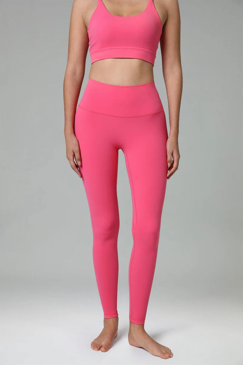 Dreamlux High Waisted No Front Seam 28" Full Length Workout Legging | Colorfulkoala