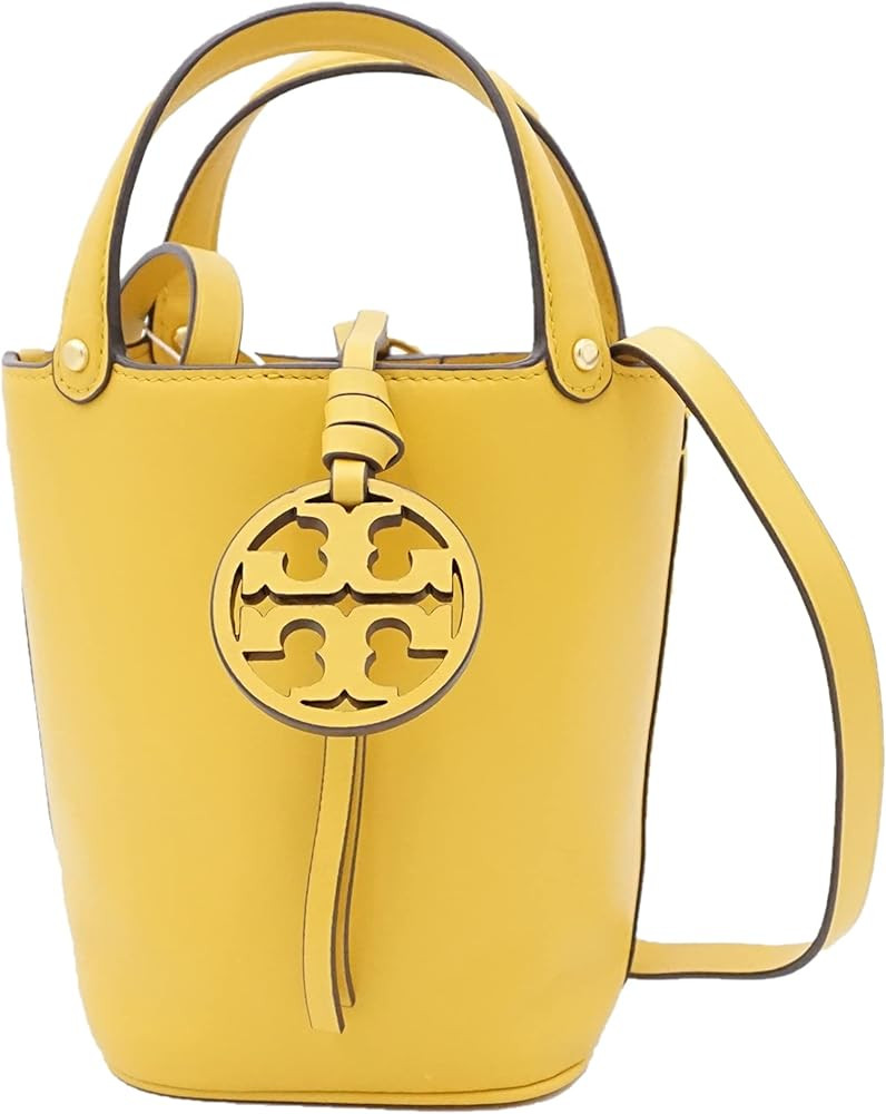 Tory Burch 55222 Daylily Yellow With Gold Hardware Women's Miller Mini Bucket Bag | Amazon (US)