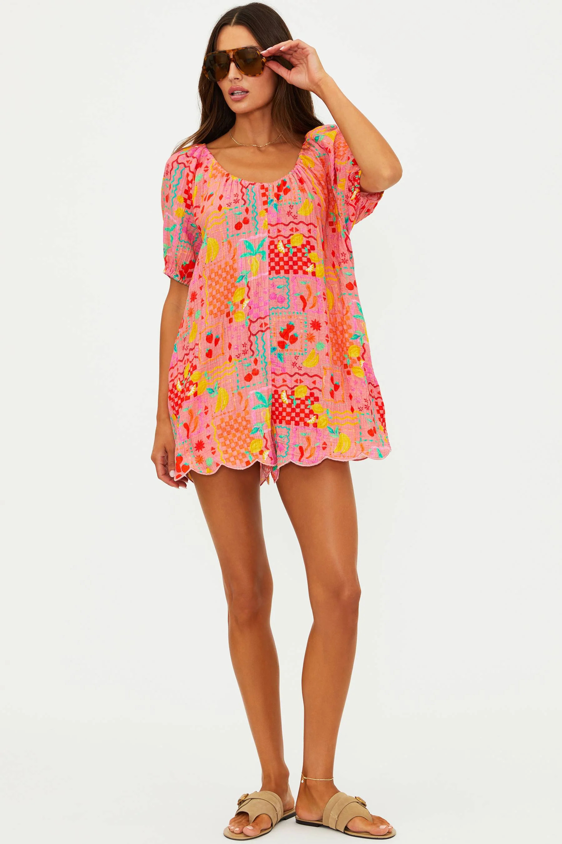 Ellery Romper Passion Fruit | Fruit Print Summer Romper | Beach Riot | Beach Riot
