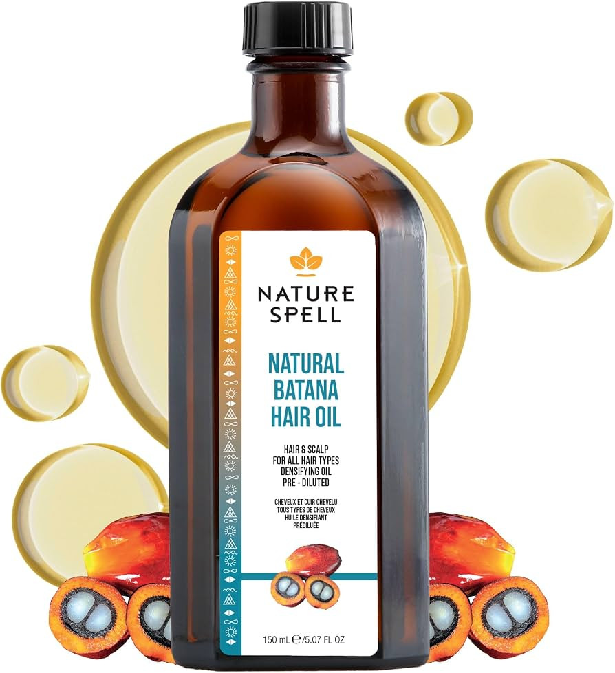 Nature Spell Batana Oil for Hair Growth, Pre-Diluted Scalp Oil, Strengthens & Repairs Damaged Str... | Amazon (UK)
