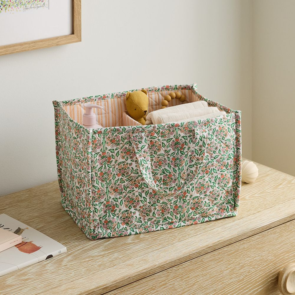 Pink Chicken Diaper Caddy | West Elm (US)
