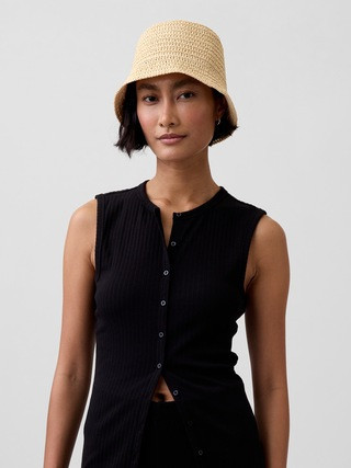 Straw Bucket Hat | Gap | Gap (US)