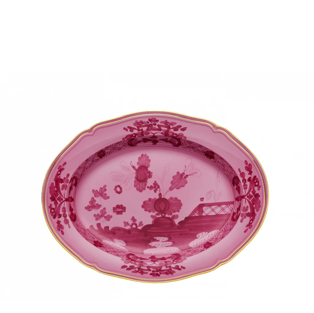 Porpora Oval Platter, Large | Blue Print