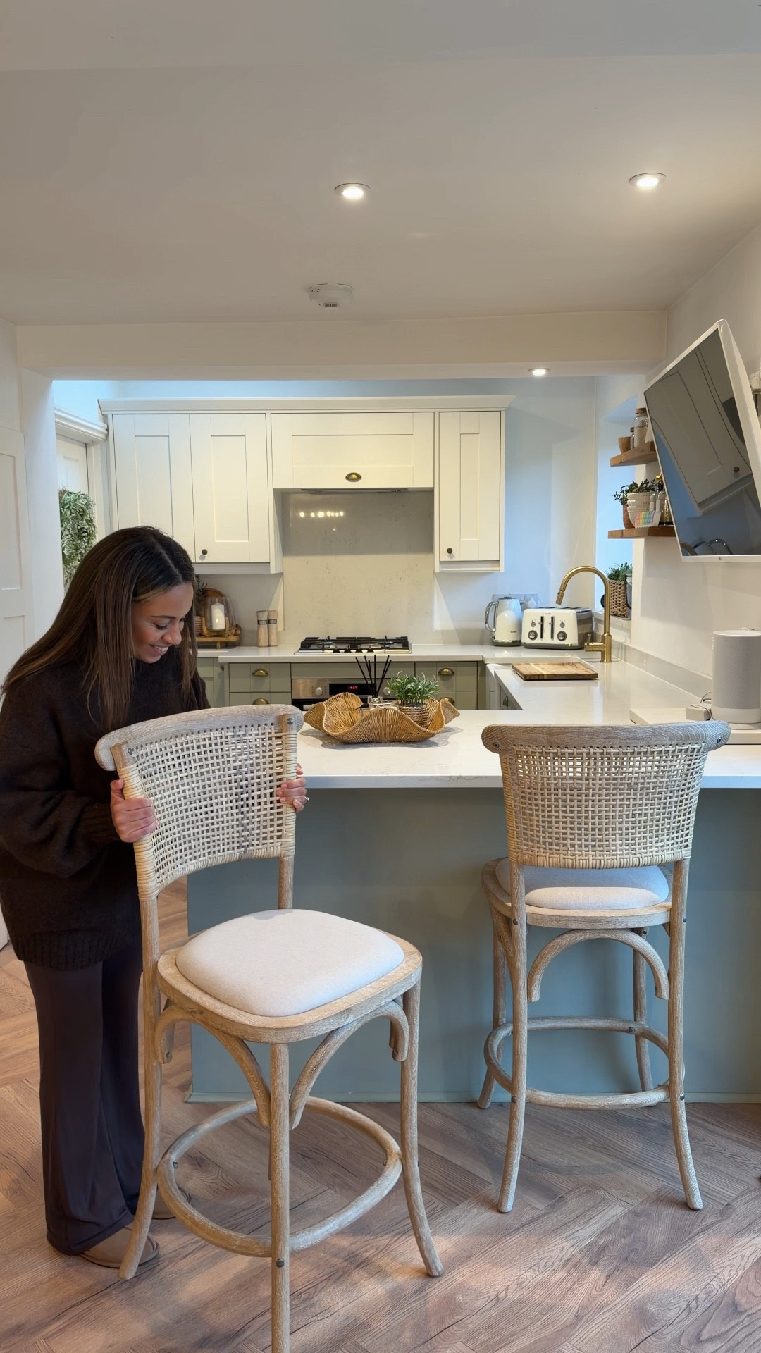 My new dreamy kitchen stools from Dunelm 🤍 

#LTKhome