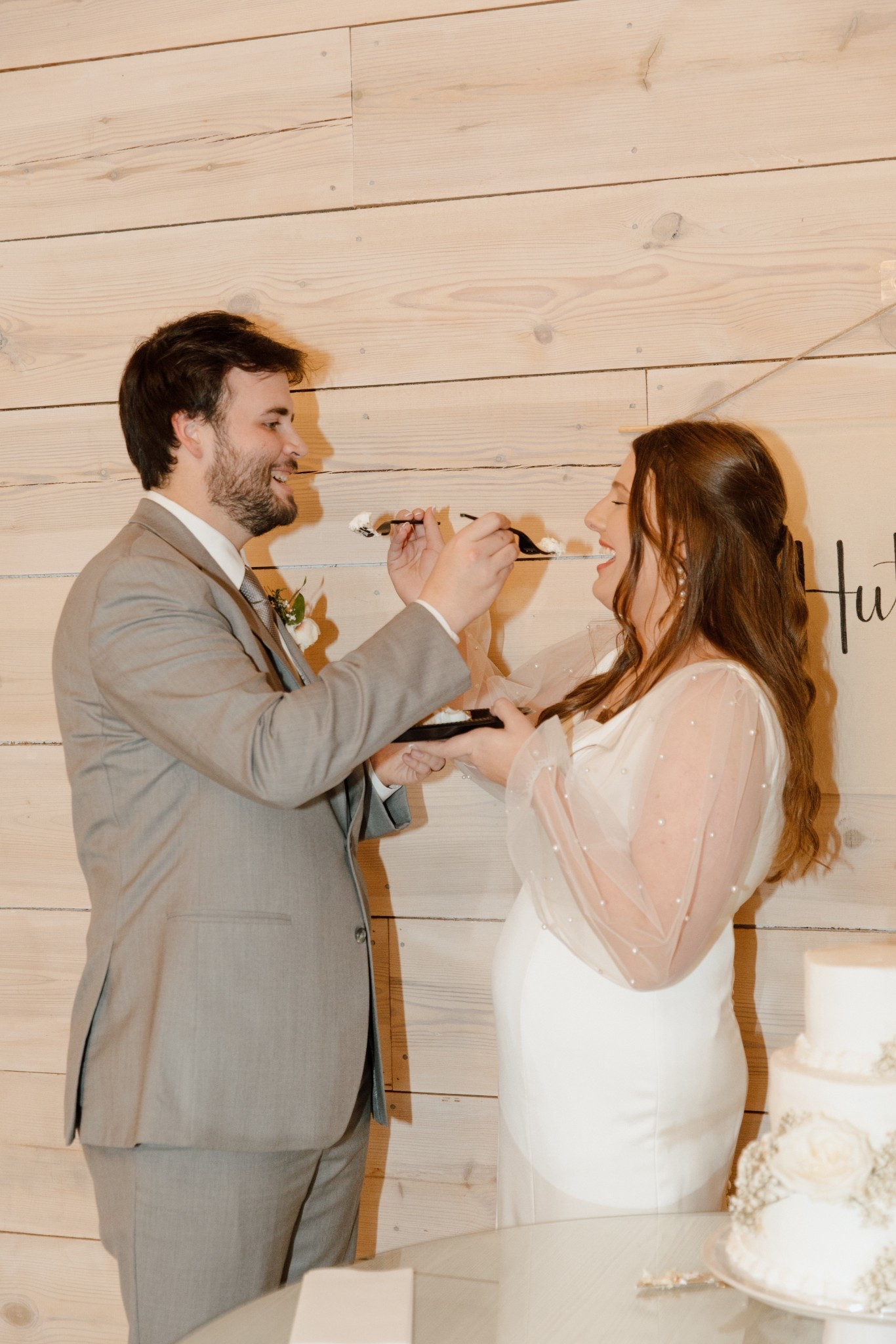 I didn’t want a full outfit change for reception, but I did want something different - adding these pearl sleeves to my dress was SO FUN!!!

#LTKWedding