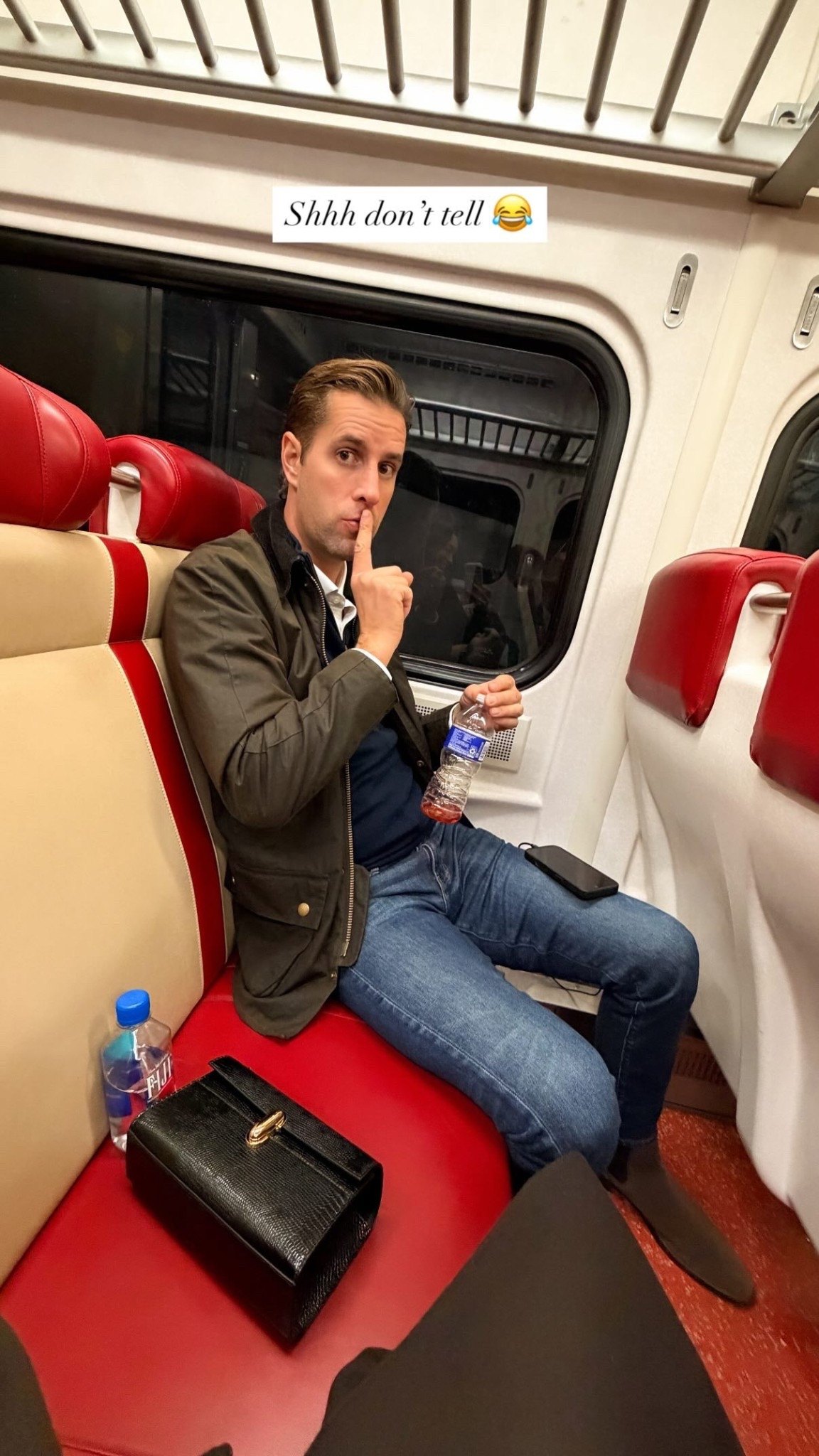 Fun on the train - Thomas is wearing a Barbour jacket. 

#LTKCyberWeek #LTKMens #LTKSeasonal