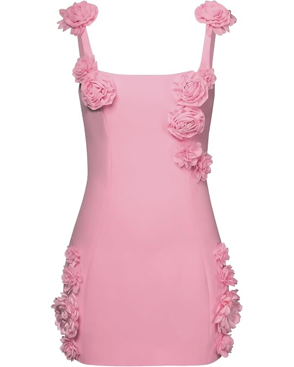 JW PEI Women's Elaina Rosette Applique Mini Dress | Amazon (US)