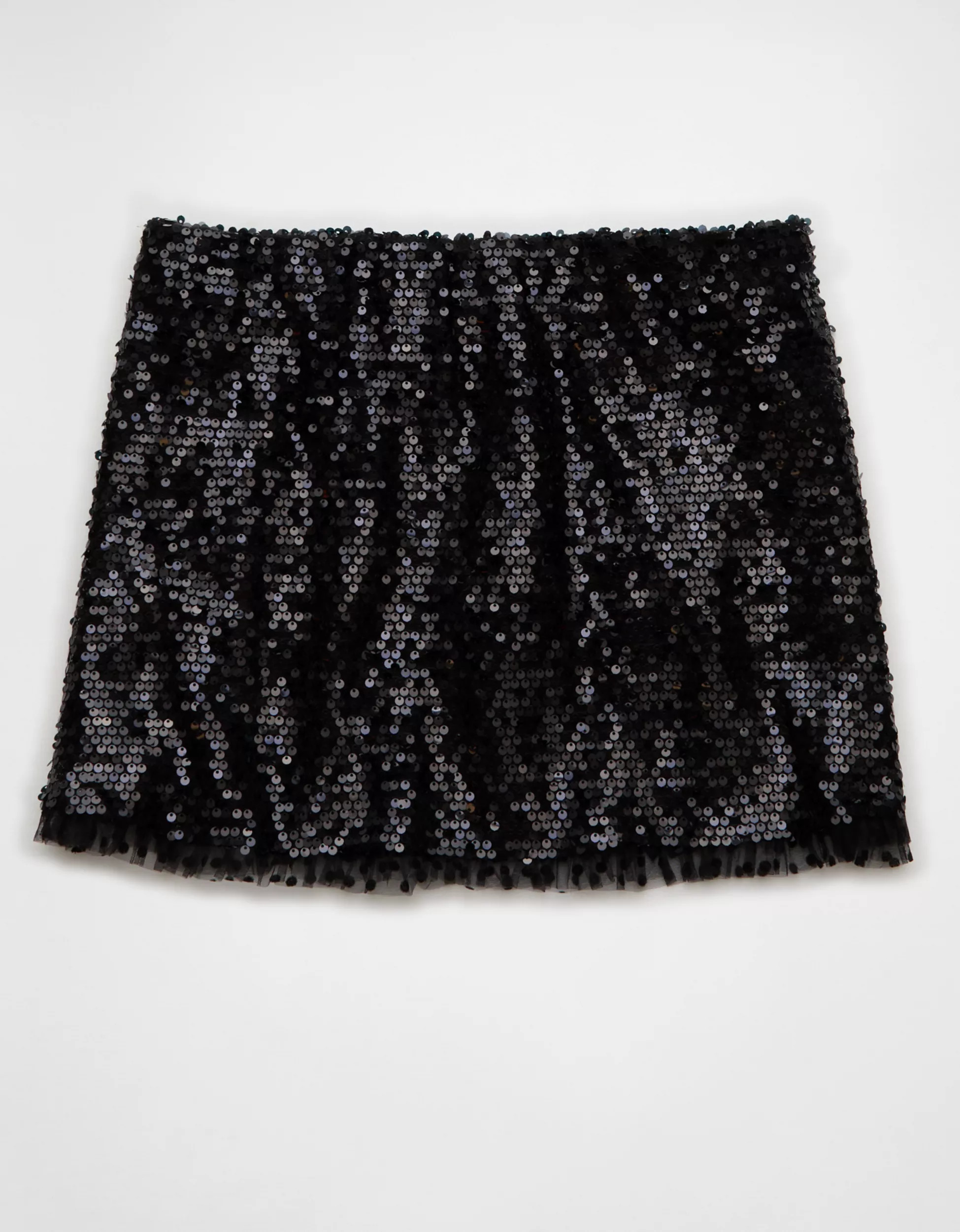 AE It Knit Sequined Mini Slit Skort | American Eagle Outfitters (US & CA)