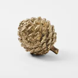 STANDING DECS_FF Pinecone Deco  / Bronze | Bed Bath N' Table