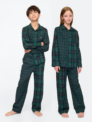 Kids Recycled Flannel PJ set | Gap (CA)
