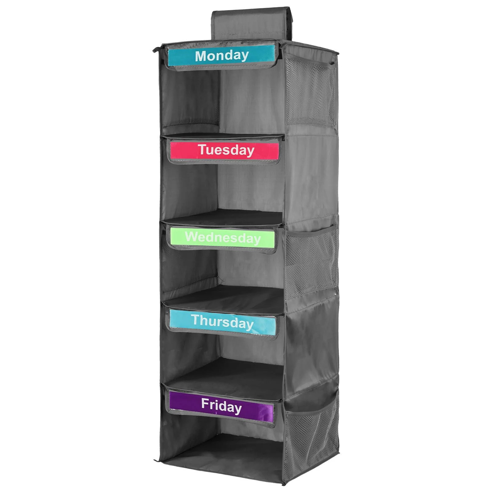 Weekly Clothing Organizer 5 Racks Weekly Hanging Closet Organizer Daily Clothing Organizer Weekly... | Walmart (CA)