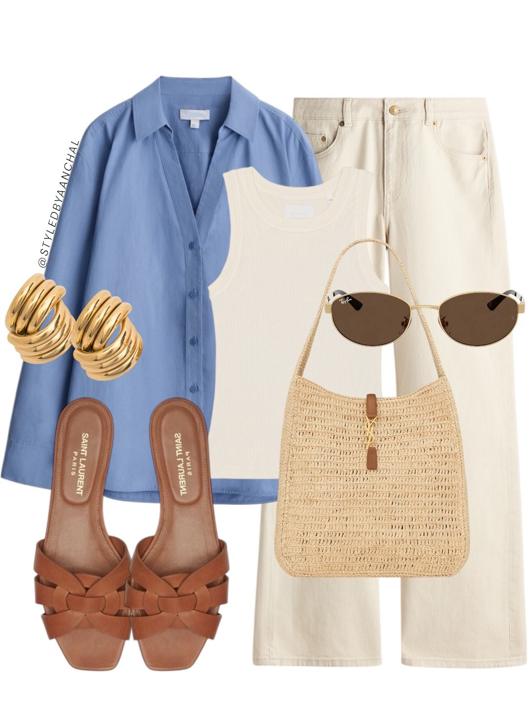 Blue shirt everyday outfit


Blue shirt
Summer outfit
Vacation outfit
Hm
Ysl sandals
Round sunglasses 


#LTKTravel #LTKgrwm #LTKPetite