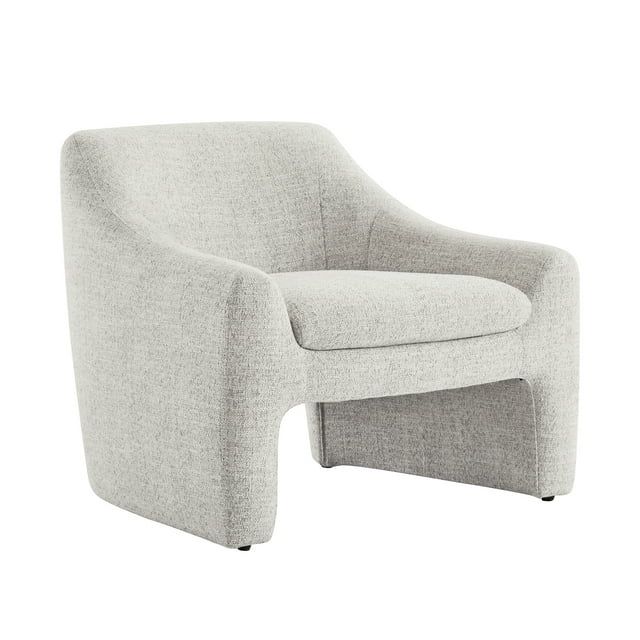 CHITA Modern Accent Chair, Upholstered Arm Chair Living Room Bedroom, Fabric in Cloud | Walmart (US)