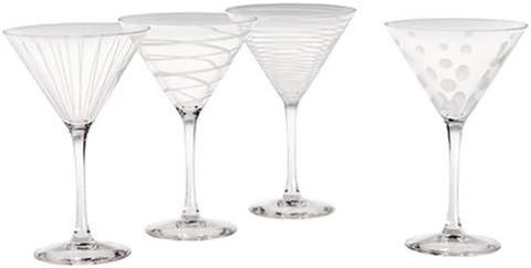 Mikasa Cheers Martini Glass, 10-Ounce, Set of 4, 4 PC, multi/none | Amazon (US)