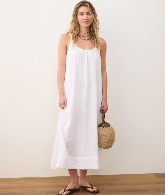 Millie Relaxed Double Cloth Maxi Dress | Marine Layer
