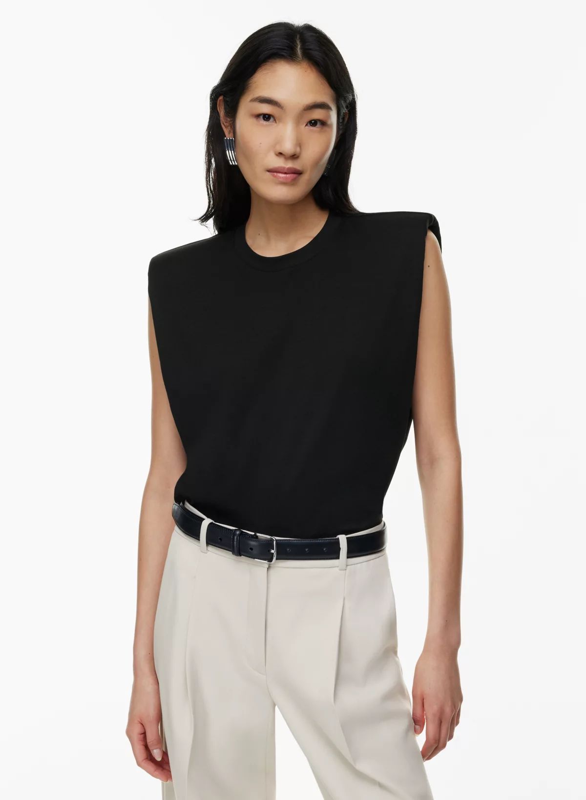 SHOULDER PAD TEE | Aritzia