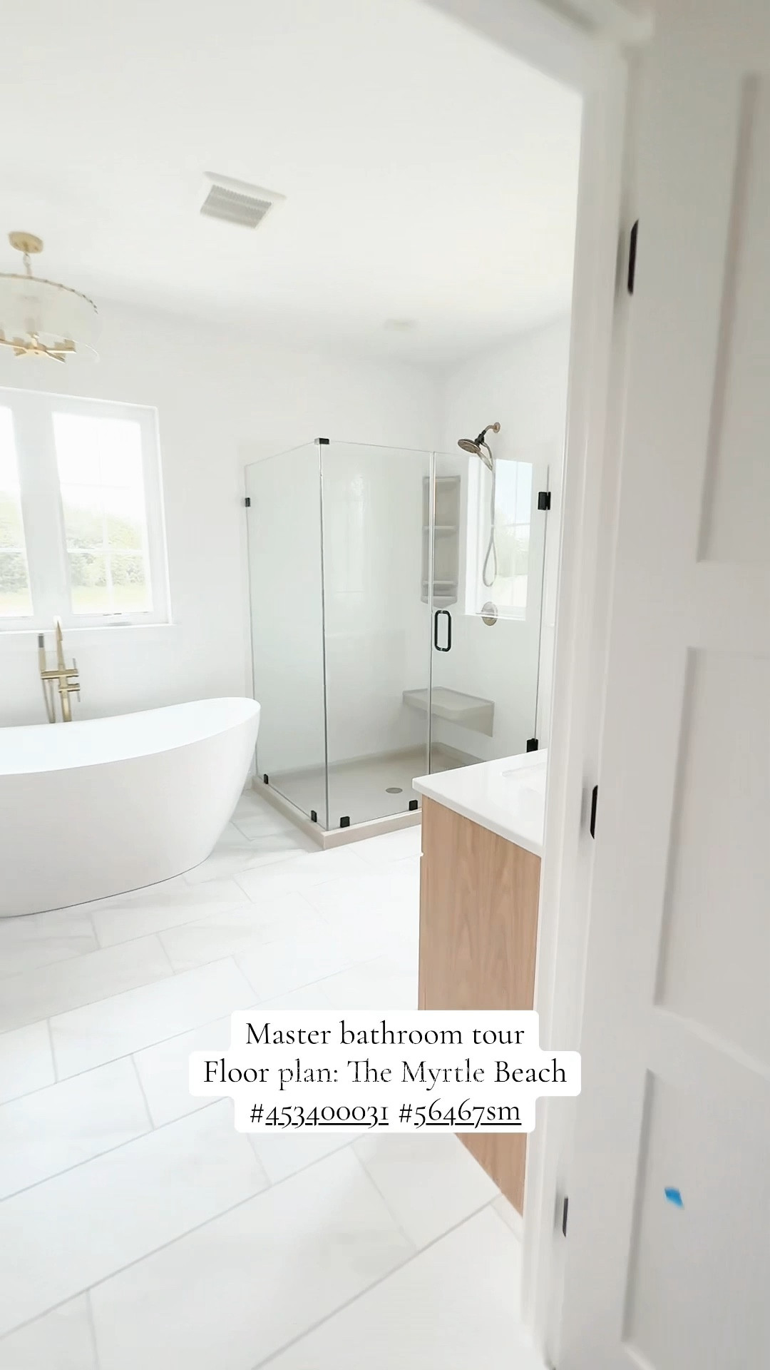 You've asked for slower, room-by-room tours, but in the chaos of wrapping up the build, decorating, and unboxing a billion packages, l dropped the ball. So we're starting fresh with one of my favorite spaces - the master bath 🛁 
I've added a few touches since this was filmed - bath mats, a vanity stool, and robe hooks - but l'm not done yet. I'll be sharing details on everything you see here (and everything I find moving forward) on my LTK. Follow along as we make this space feel as cozy and luxurious as it looks 🥰
#bathroomdesign #masterbath #freestandingtub #bathroominspo #newbuild

#LTKHome #LTKSaleAlert #LTKFamily