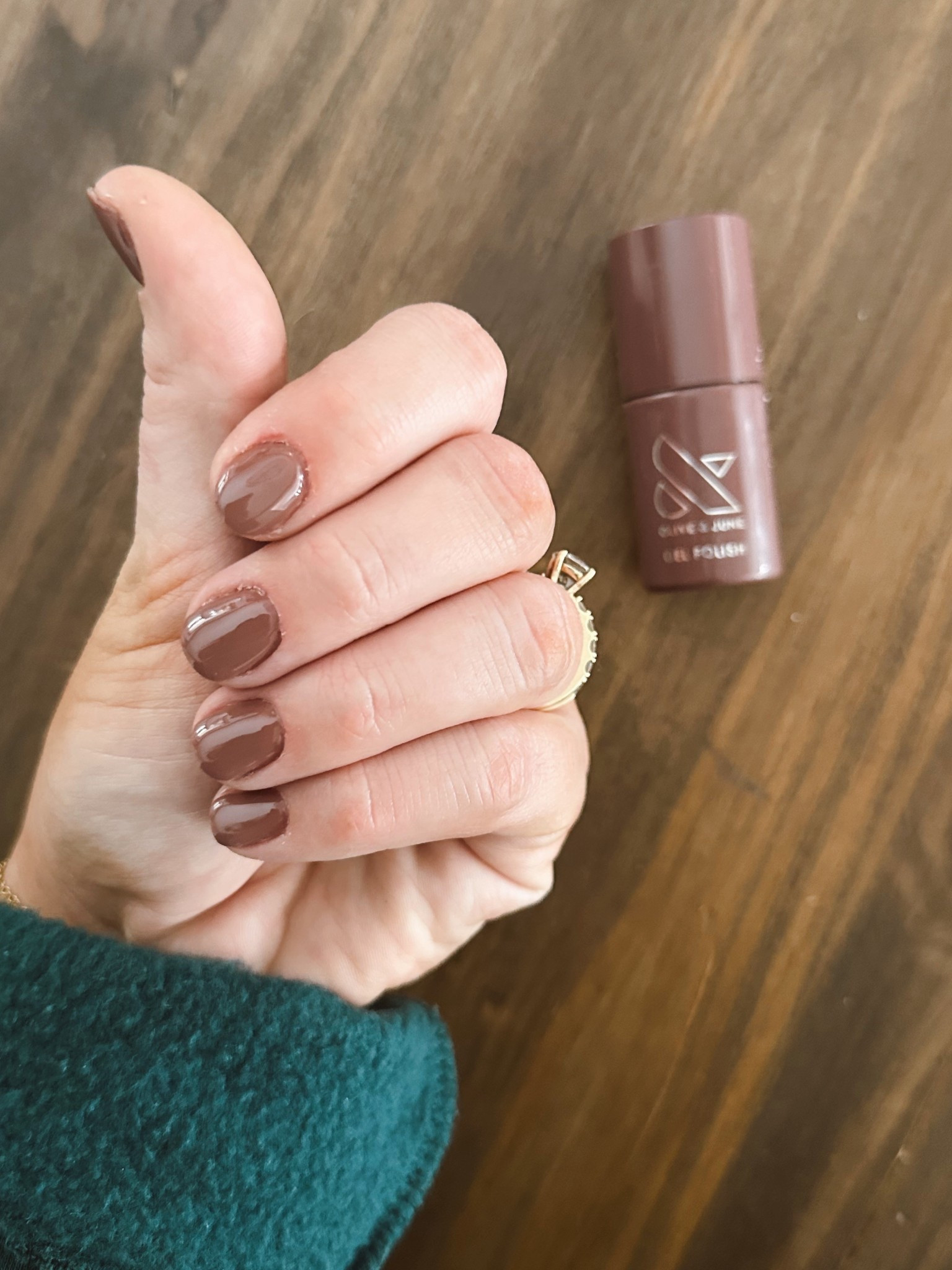 Olive and June gel polish, color shacket.. such a pretty taupe brown 

#LTKBeauty