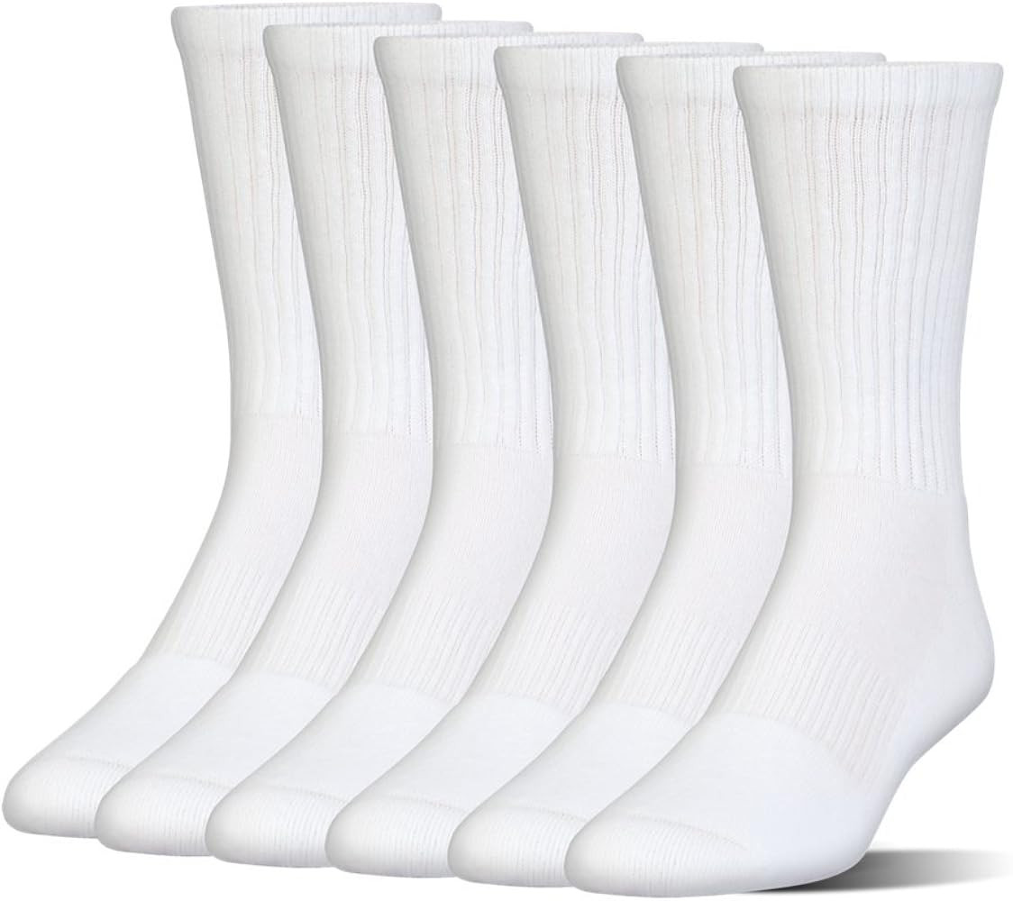 Under Armour Adult Cotton Crew Socks, Multipairs | Amazon (US)