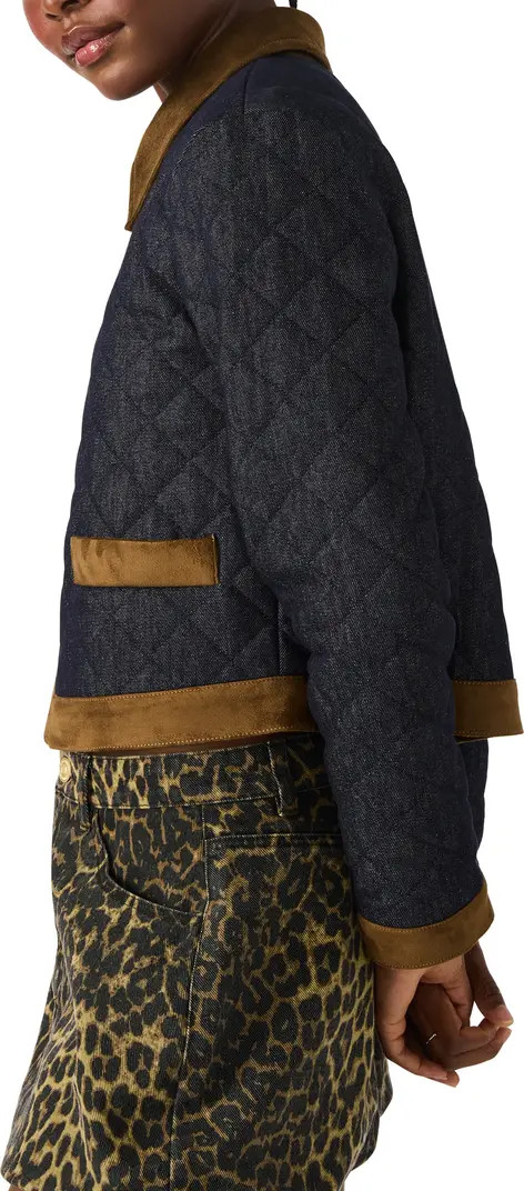 Agatha Quilted Denim Jacket | Nordstrom