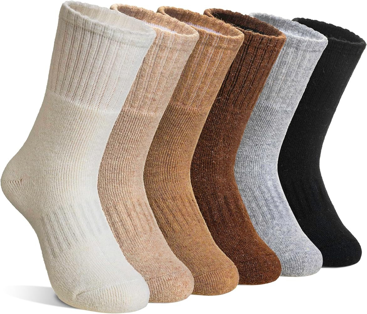 Velice Kids Merino Wool Hiking Socks Toddler Boys Girls Winter Warm Thermal Thick Cushion Crew Bo... | Amazon (US)