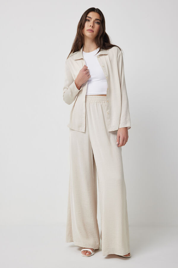Wide Leg Flowy Satin Pants | Ardene | Ardene
