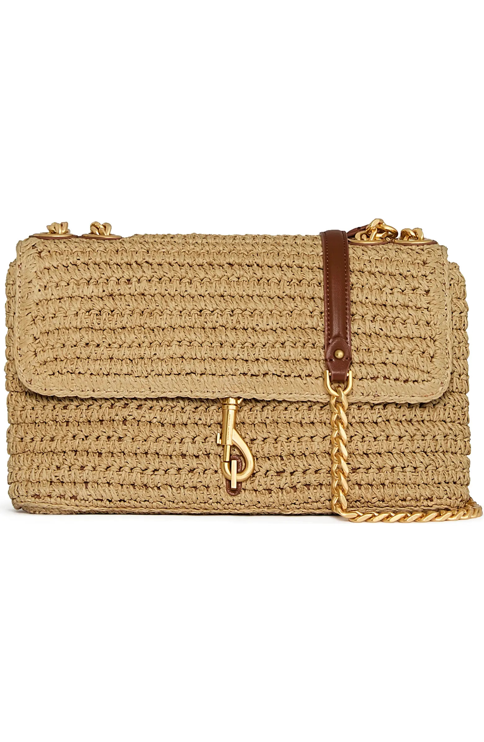 Rebecca Minkoff Medium Edie Woven Convertible Crossbody Bag | Nordstrom | Nordstrom