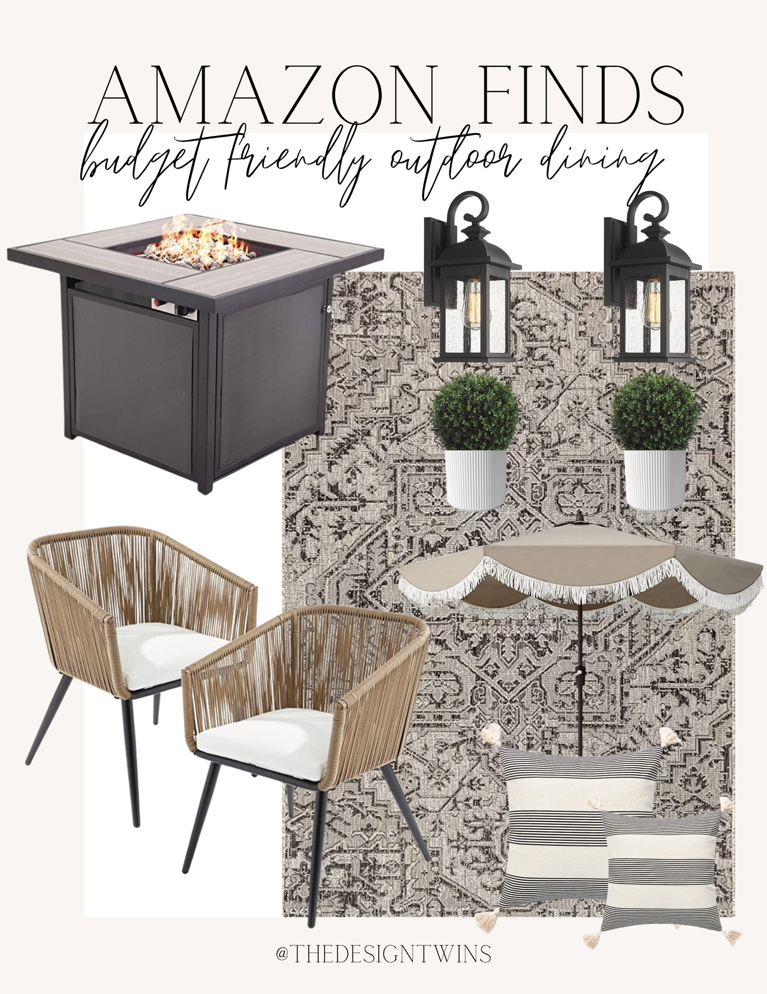 Amazon budget friendly outdoor dining. Budget friendly. For any and all budgets. Organic modern, traditional, modern farmhouse home decor, accessories and furniture. Neutral, wood nature inspired. Coastal casual home, modern french country.

#LTKSeasonal #LTKhome #LTKstyletip