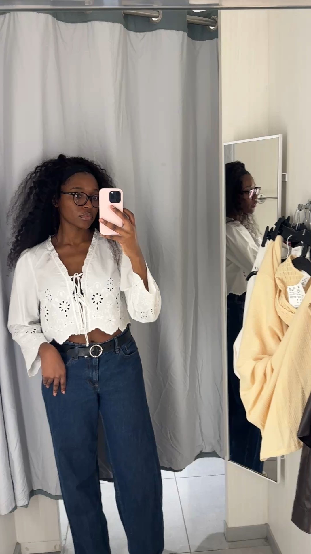Can’t wait to launch this white top from H&M!

Top - Size M
Jeans - Size 28 Long in Dark Marble

#TallGirl #BudgetFashion

#LTKFindsUnder50 #LTKFindsUnder100