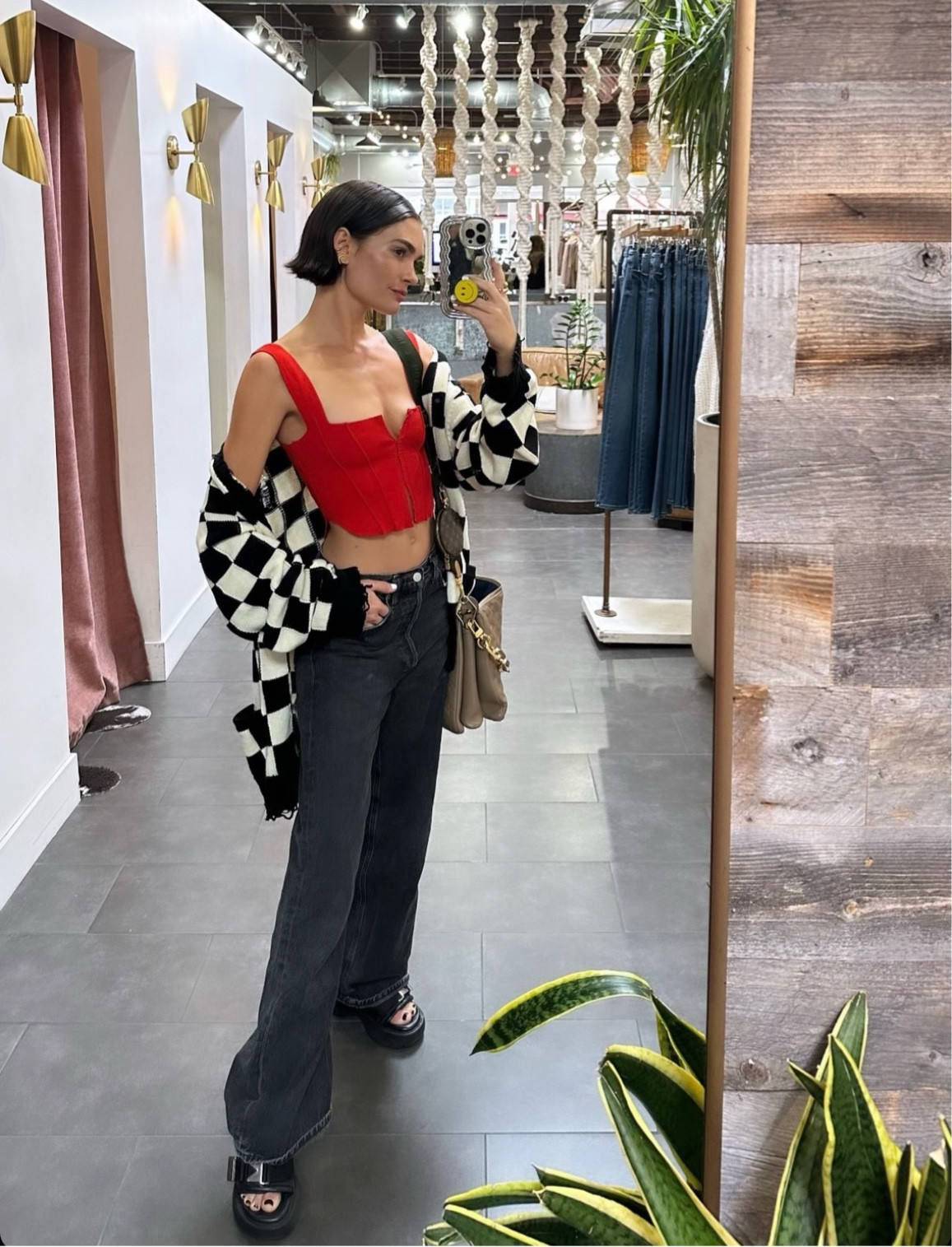 Sweater is R13 & top is Zara! Also obsessed with my new Bottega sandals

#LTKshoecrush #LTKstyletip #LTKGiftGuide