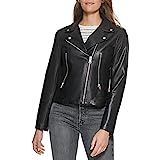 Levi's Women's Faux Leather Asymmetrical Moto Jacket, Black, X-Large | Amazon (US)